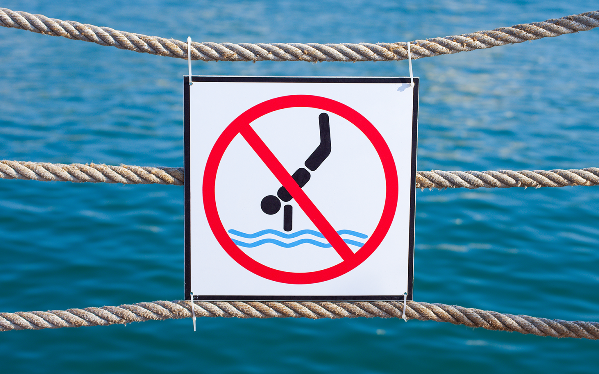 No Diving